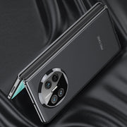 For Huawei Mate X5 GKK Leather Ultra-thin Electroplating Shockproof Phone Case(Purple)