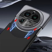 For OPPO Find X6 Pro GKK Mortise-Tenon Connection Contrast Color Shockproof Phone Case(Black)