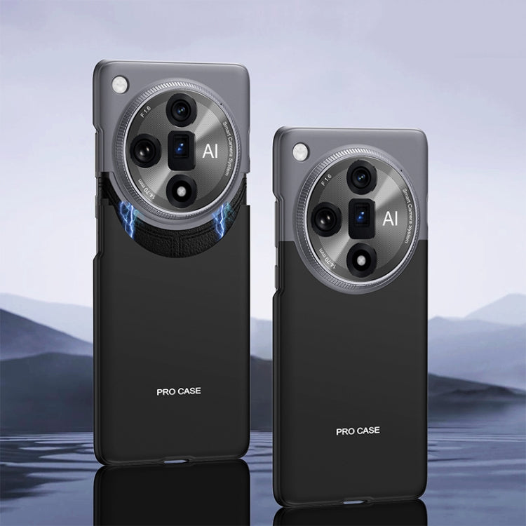 For OPPO Find X7 GKK Mortise-Tenon Connection Contrast Color Shockproof Phone Case(Black) - OPPO Cases by GKK | Online Shopping South Africa | PMC TechLife | Buy Now Pay Later Mobicred