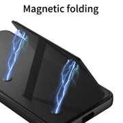 For Samsung Galaxy S24+ 5G GKK Ultra-thin Leather Card Slots Phone Case With Magnetic Holder(White)