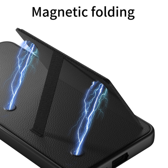 For Samsung Galaxy S24+ 5G GKK Ultra-thin Leather Card Slots Phone Case With Magnetic Holder(White)