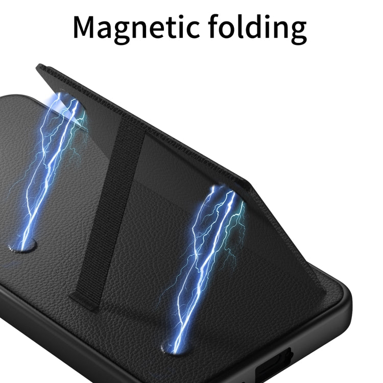 For Samsung Galaxy S24+ 5G GKK Ultra-thin Leather Card Slots Phone Case With Magnetic Holder(White)