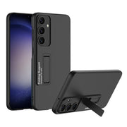For Samsung Galaxy S24+ 5G GKK Ultra-thin Shockproof Phone Case with Holder(Black)