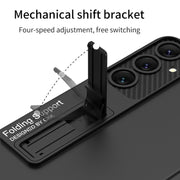 For Samsung Galaxy S24+ 5G GKK Ultra-thin Shockproof Phone Case with Holder(Black)