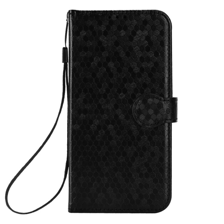 For Motorola Edge 50 Ultra Honeycomb Dot Texture Leather Phone Case(Black) - free shipping - PMC TechLife - Order now!