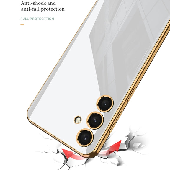 For Samsung Galaxy S24 5G GKK Electroplating TPU Full Coverage Phone Case(Red)