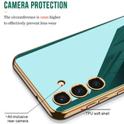 For Samsung Galaxy S24 5G GKK Electroplating TPU Full Coverage Phone Case(Red)
