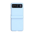For Motorola Razr 40 3 in 1 Skin Feel PC Phone Case with Hinge(Sky Blue) - Motorola Cases by PMC TechLife | Online Shopping South Africa | PMC TechLife