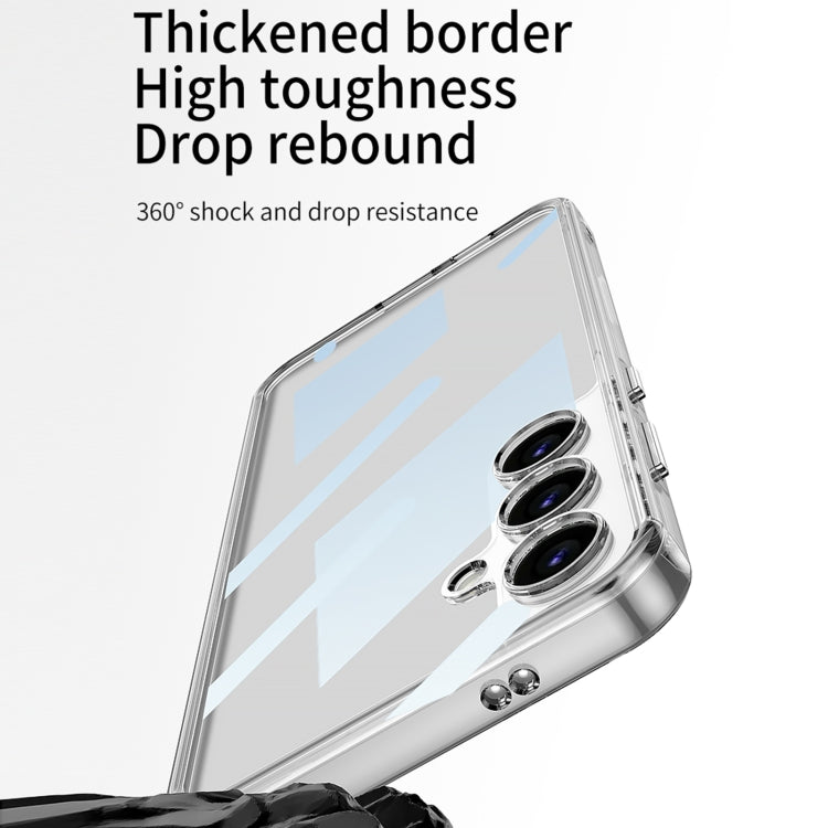 For Samsung Galaxy S24 5G GKK Space Frame Transparent PC + TPU Phone Case(Transparent)
