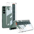 For Samsung Galaxy S24 5G GKK Space Frame Transparent PC + TPU Phone Case with Wrist Strap(Green) - Galaxy S24 5G Cases by GKK | Online Shopping South Africa | PMC Jewellery | Buy Now Pay Later Mobicred