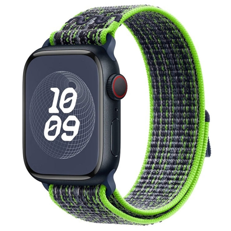 For Apple Watch 38mm Loop Nylon Watch Band(Green Blue) - free shipping - PMC TechLife - Order now!