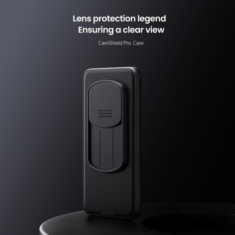For Honor Magic7 Pro NILLKIN Black Mirror Pro Series Camshield PC Phone Case(Black)