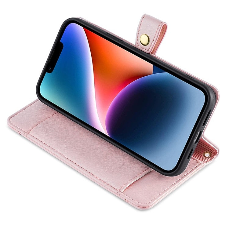 For Tecno Pova 6 Pro 5G Sheep Texture Cross-body Zipper Wallet Leather Phone Case(Pink) - Tecno Cases by PMC TechLife | Online Shopping South Africa | PMC TechLife | Buy Now Pay Later Mobicred
