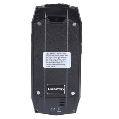 HAMTOD H3 Rugged Phone, EU Version, 2.8 inch T107 ARM CortexTM A7 Quad-core 1.0GHz, Network: 4G, VoLTE, BT, SOS(Black) - free shipping - PMC Jewellery - Order now!