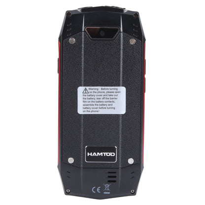 HAMTOD H3 Rugged Phone, EU Version, 2.8 inch T107 ARM CortexTM A7 Quad-core 1.0GHz, Network: 4G, VoLTE, BT, SOS(Red) - free shipping - PMC Jewellery - Order now!