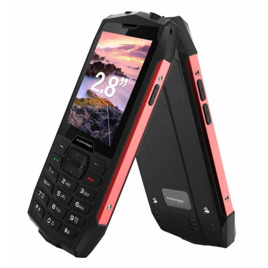 HAMTOD H3 Rugged Phone, EU Version, 2.8 inch T107 ARM CortexTM A7 Quad-core 1.0GHz, Network: 4G, VoLTE, BT, SOS(Red) - free shipping - PMC Jewellery - Order now!