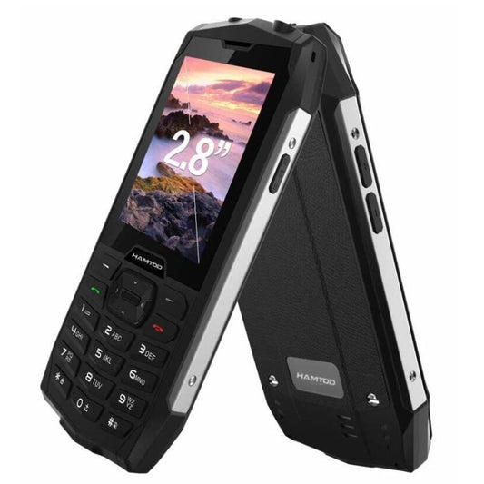 HAMTOD H3 Rugged Phone, EU Version, 2.8 inch T107 ARM CortexTM A7 Quad-core 1.0GHz, Network: 4G, VoLTE, BT, SOS(Silver) - free shipping - PMC Jewellery - Order now!