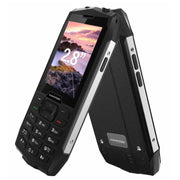 HAMTOD H3 Rugged Phone, EU Version, 2.8 inch T107 ARM CortexTM A7 Quad-core 1.0GHz, Network: 4G, VoLTE, BT, SOS(Silver)