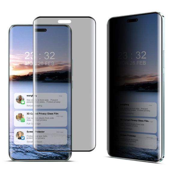 For Honor Magic6 RSR Porsche Design imak 3D Curved HD Full Screen Anti-spy Tempered Glass Protective Film