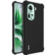 For OPPO Reno11 5G Global imak Shockproof Airbag TPU Phone Case(Matte Black) - OPPO Cases by imak | Online Shopping South Africa | PMC Jewellery | Buy Now Pay Later Mobicred