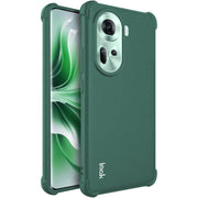 For OPPO Reno11 5G Global imak Shockproof Airbag TPU Phone Case(Matte Green)