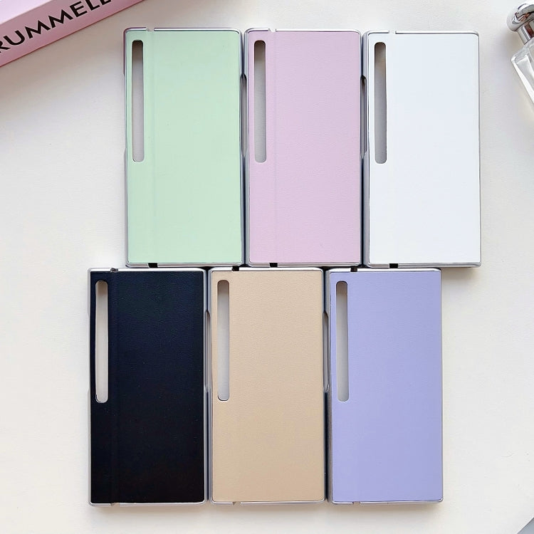 For Huawei Mate Xs 2 Morandi Pearlescent Paint Shockproof Phone Case(Gold) - Huawei Cases by PMC TechLife | Online Shopping South Africa | PMC TechLife | Buy Now Pay Later Mobicred