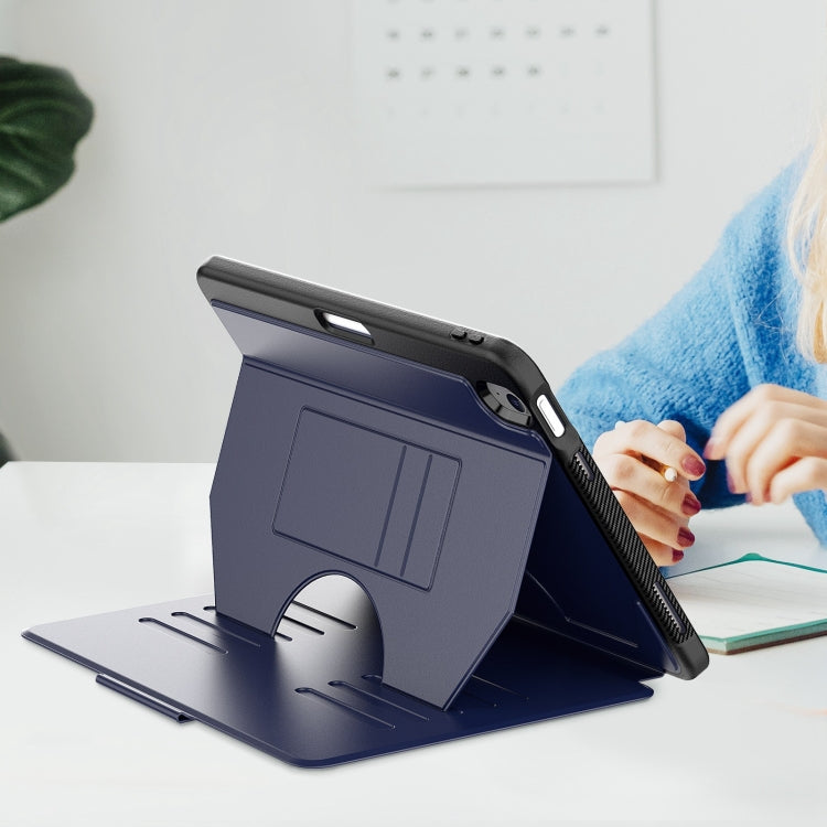 For iPad Air 11 2024 Notebook Magnetic Leather Tablet Case(Navy Blue) - iPad Air 11 2024 Cases by PMC TechLife | Online Shopping South Africa | PMC TechLife | Buy Now Pay Later Mobicred