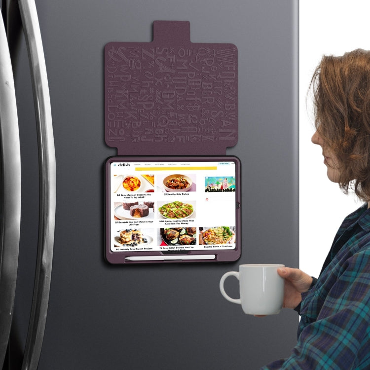 For iPad Pro 11 2024 Notebook Magnetic Leather Tablet Case(Purple) - iPad Pro 11 2024 Cases by PMC TechLife | Online Shopping South Africa | PMC TechLife | Buy Now Pay Later Mobicred