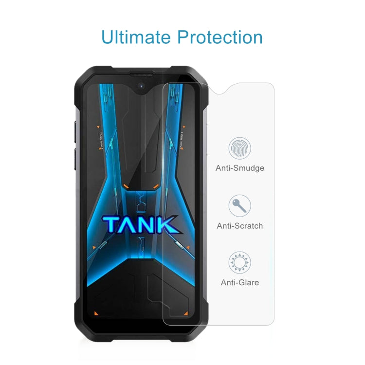 For Unihertz 8849 Tank Mini 1 50pcs 0.26mm 9H 2.5D Tempered Glass Film - Others by PMC TechLife | Online Shopping South Africa | PMC TechLife | Buy Now Pay Later Mobicred