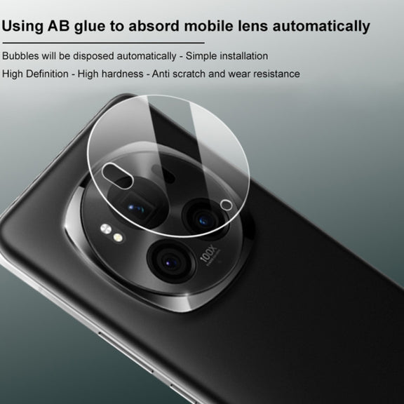 For Honor Magic6 Pro 5G 2pcs/Set imak HD Glass Rear Camera Lens Film
