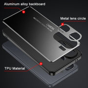 For vivo iQOO Neo 9 Pro Frosted Metal Phone Case(Gold)