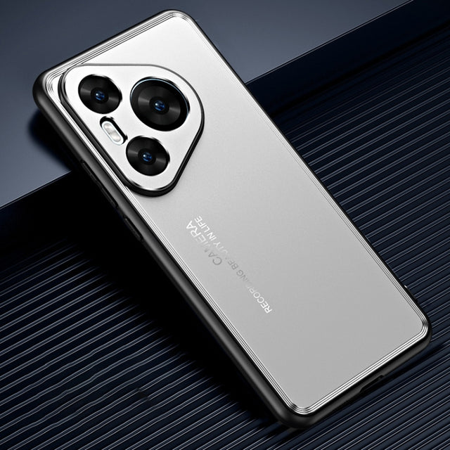 For Huawei Pura 70 Pro / Pro+ Frosted Metal Phone Case(Silver)