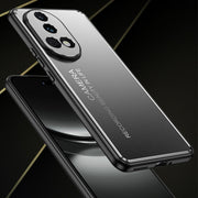 For Huawei Pura 70 Frosted Metal Phone Case(Silver)