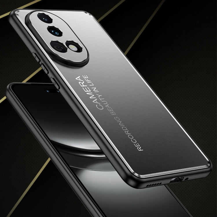 For Huawei Pura 70 Pro / Pro+ Frosted Metal Phone Case(Black)