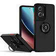 For Motorola Moto G Stylus 5G 2024 Q Shadow 1 Series TPU + PC Phone Case with Ring(Black+Red) - Motorola Cases by PMC TechLife | Online Shopping South Africa | PMC TechLife | Buy Now Pay Later Mobicred