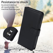 For Samsung Galaxy S24 / S25 5G Multi-Card Wallet RFID Leather Phone Case(Black)