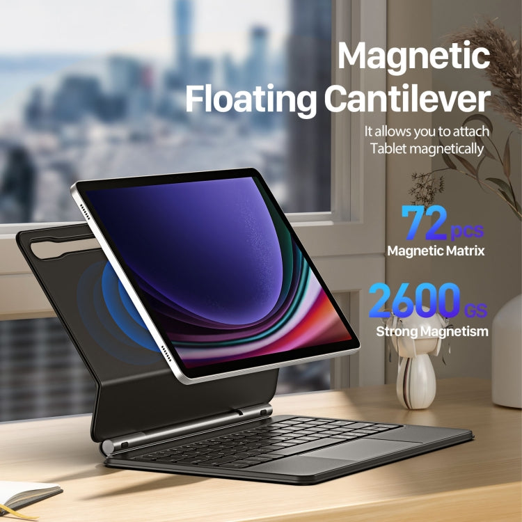 For Samsung Galaxy Tab S9 / S8 / S7 DUX DUCIS MK Series Floating Magnetic Keyboard Tablet Leather Case - Samsung Keyboard by DUX DUCIS | Online Shopping South Africa | PMC TechLife | Buy Now Pay Later Mobicred