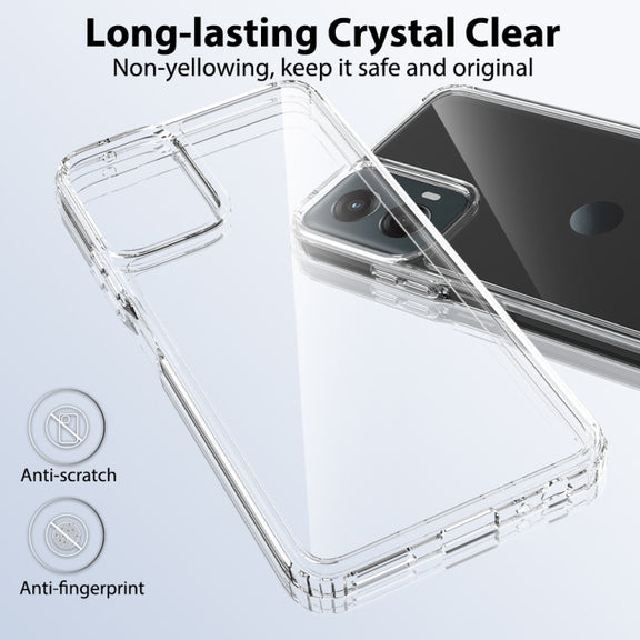 For Motorola Moto G 5G 2024 Scratchproof Acrylic TPU Phone Case(Transparent)