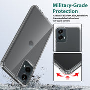 For Motorola Moto G 5G 2024 Scratchproof Acrylic TPU Phone Case(Transparent)