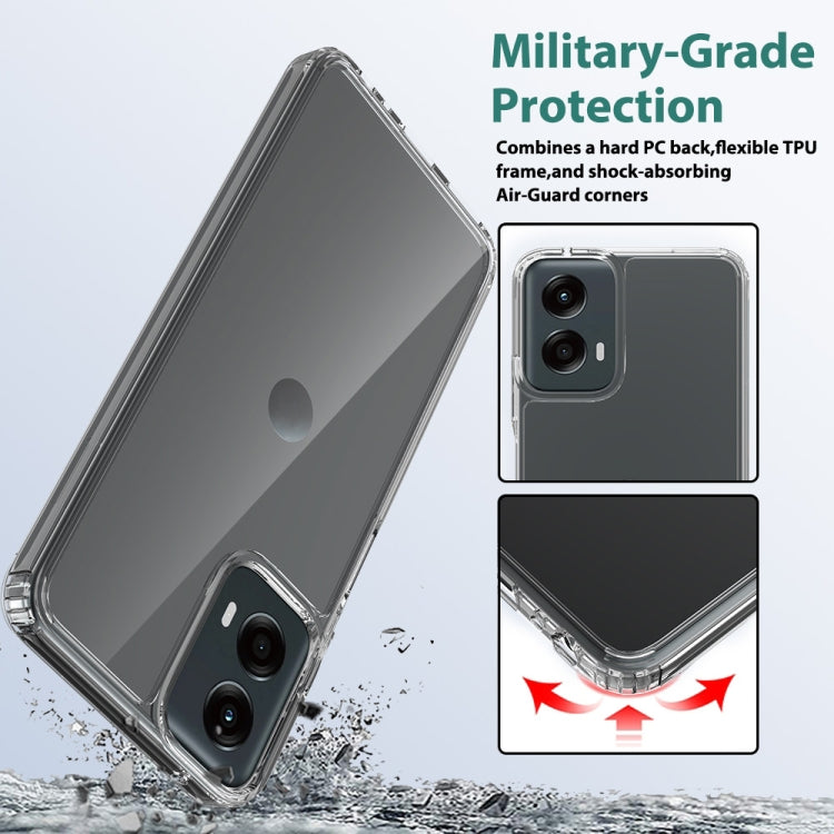For Motorola Moto G 5G 2024 Scratchproof Acrylic TPU Phone Case(Transparent)