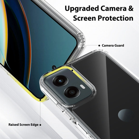 For Motorola Moto G 5G 2024 Scratchproof Acrylic TPU Phone Case(Transparent)