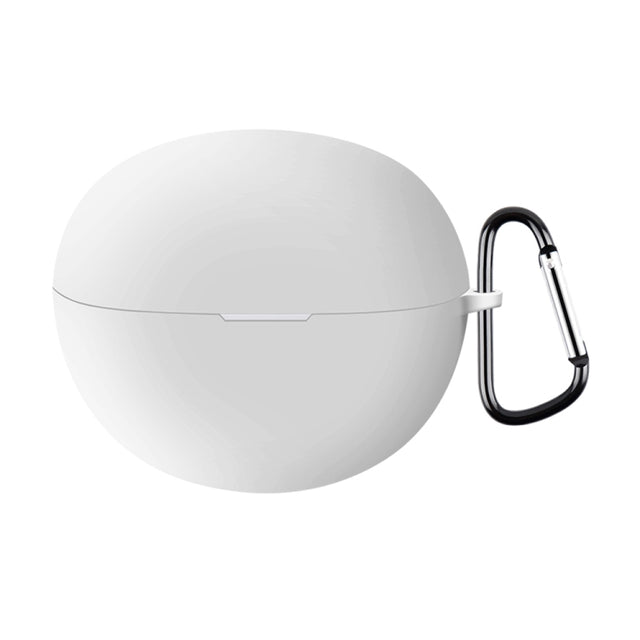 For Huawei FreeClip Earphone Liquid Silicone Protective Case(White)