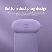 For Huawei FreeClip Earphone Liquid Silicone Protective Case(White)