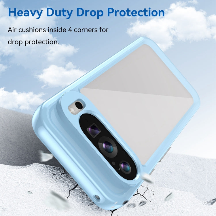 For Google Pixel 9 Colorful Series Acrylic Hybrid TPU Phone Case(Blue)