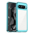 For Google Pixel 9 Pro Colorful Series Acrylic Hybrid TPU Phone Case(Transparent Blue) - Google Cases by PMC TechLife | Online Shopping South Africa | PMC TechLife | Buy Now Pay Later Mobicred