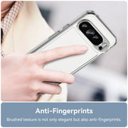 For Google Pixel 9 Pro Colorful Series Acrylic Hybrid TPU Phone Case(Transparent)