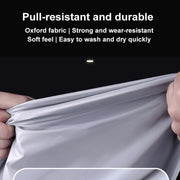 MOTOLSG Motorcycle Water-resistant Sunproof Dustproof Thickening Cover, Size:XXL(Silver Black)