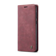 For OnePlus 12 CaseMe 013 Multifunctional Horizontal Flip Leather Phone Case(Wine Red)