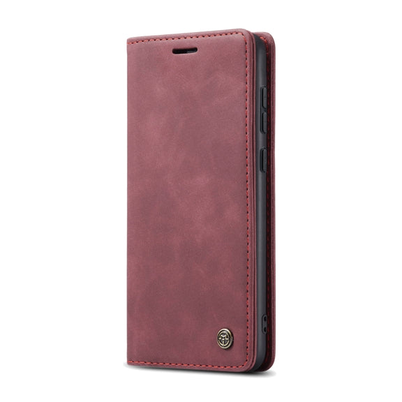 For OnePlus 12 CaseMe 013 Multifunctional Horizontal Flip Leather Phone Case(Wine Red)