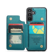 For Samsung Galaxy A15 CaseMe C22 Litchi Texture RFID Anti-theft Leather Phone Case(Green)